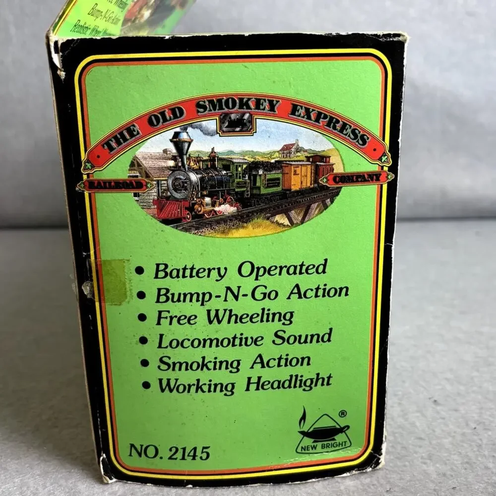 The Old Smokey Express Toy Train Locomotive Sealed Box